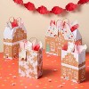 10pk Multi-Size Gingerbread House Christmas Gift Bags Colorful - Spritz™ - 2 of 3