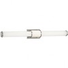 Progress Lighting Phase 1.2 1-Light LED Brushed Nickel Bath Bar with Elongated Acrylic Shade - 2 of 4
