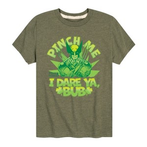 Boys' - Marvel - St. Patrick's Day Pinch Me Short Sleeve Graphic T-Shirt - 1 of 4