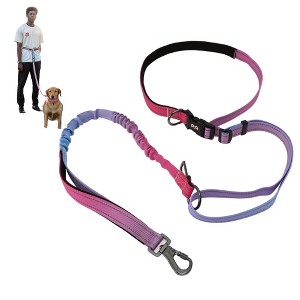 Unique Bargains Hands Free Dog Leash W/ Car Seatbelt 4.7-7.4FT Long 1 Pc - 1 of 4