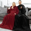 PAVILIA Fleece Wearable Blanket with Sleeves, Warm Cozy Soft Functional Lightweight Sleeved Throw Adults Men Women - image 4 of 4