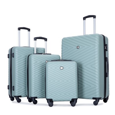 4 Pieces Luggage Set Lightweight Suitcase With TSA Lock, Adjustable Pull Rod, 360° Spinner Wheels Luggage Sets