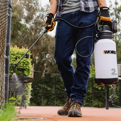 Worx Wg829 20v Power Share Cordless Yard Sprayer Battery And Charger ...
