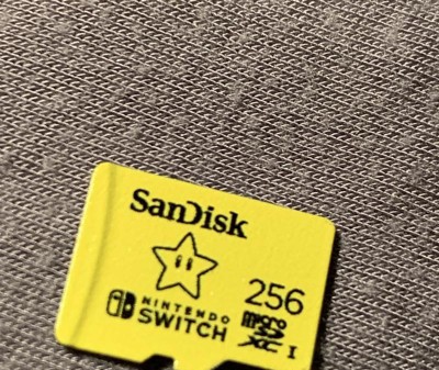 SanDisk carte microSDXC UHS-I 256Go pour Nintendo Switch - SDSQXAO
