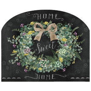 Briarwood Lane Everyday Art Sign 8.25x10.25 Home Sweet Home Wreath Art Sign - 1 of 4