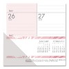 Recycled Monthly Desk Pad Calendar, Breast Cancer Awareness Artwork, 18.5 x 13, Black Binding/Corners,12-Month(Jan-Dec): 2026 - 4 of 4