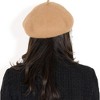 Anna-Kaci Women'sClassic Wool Beret Hat with Adjustable Inner Band and Timeless Parisian Style - 4 of 4