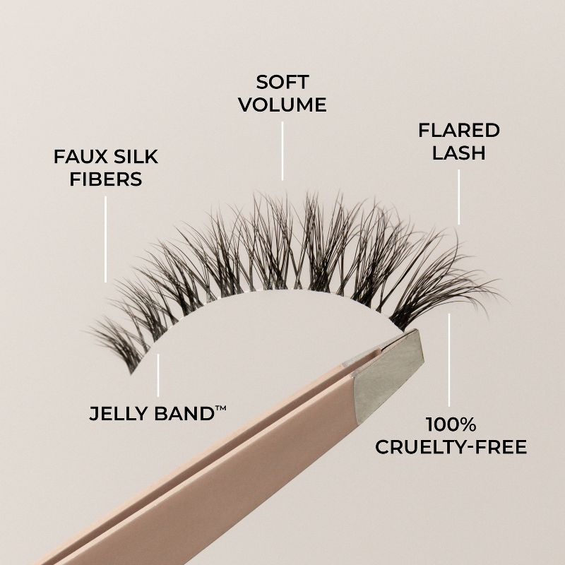 House of Lashes Kitty Cat Natural Volume 100% Cruelty-Free Faux Silk Fibers False Eyelashes - 1pr, 6 of 11