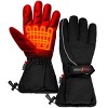 ActionHeat AA Battery Heated Women's Snow Gloves - Black - 3 of 4