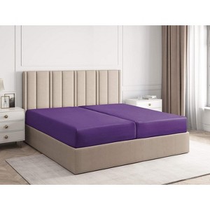 Premium Fitted Sheet Ultra Soft & Breathable - Deep Pocket for 8"-16" Mattresses - CGK Linens - 1 of 4
