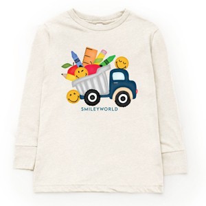 The Juniper Shop SmileyWorld School Dump Truck Youth Long Sleeve Tee - 1 of 4
