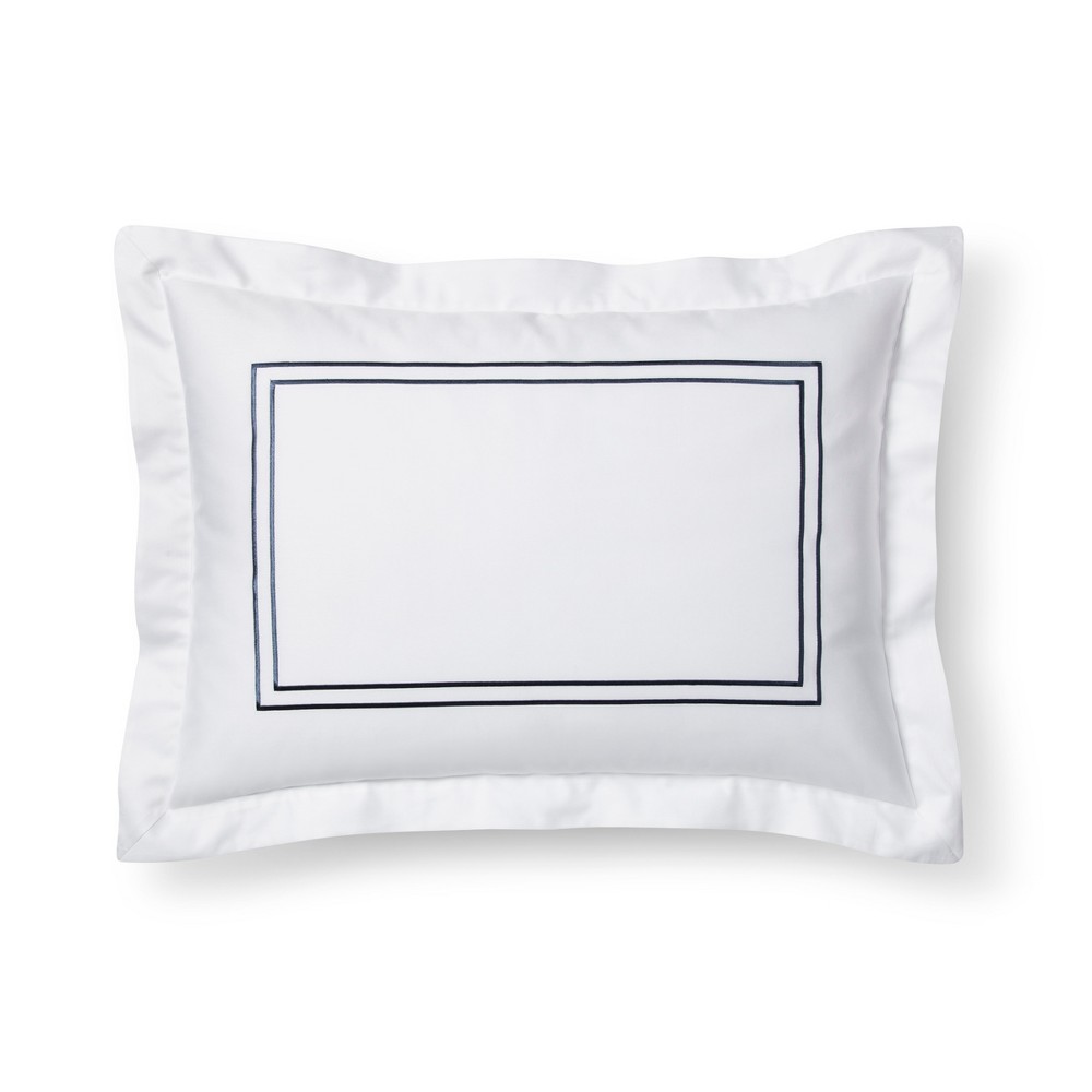 White/ Metallic Blue Hotel Sham (King) - Fieldcrest was $24.99 now $17.49 (30.0% off)