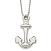 Chisel Stainless Steel Polished Hollow Anchor Pendant on a 22" Ball Chain Necklace - 2 of 4