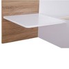 CAVINAS Queen Size Platform Bed Modern Wooden Bed Frame with Headboard, 2 Storage Drawers, 2 Bedside Shelves and Sockets for Bedroom - 3 of 4