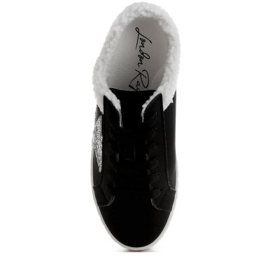 Женские кроссовки London Rag Womens Moxie Fur Collar Slip On Sneakers 8 — фото 5