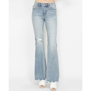 Women's Tummy Control Destroy Flare Jean - Judy Blue - 1 of 4