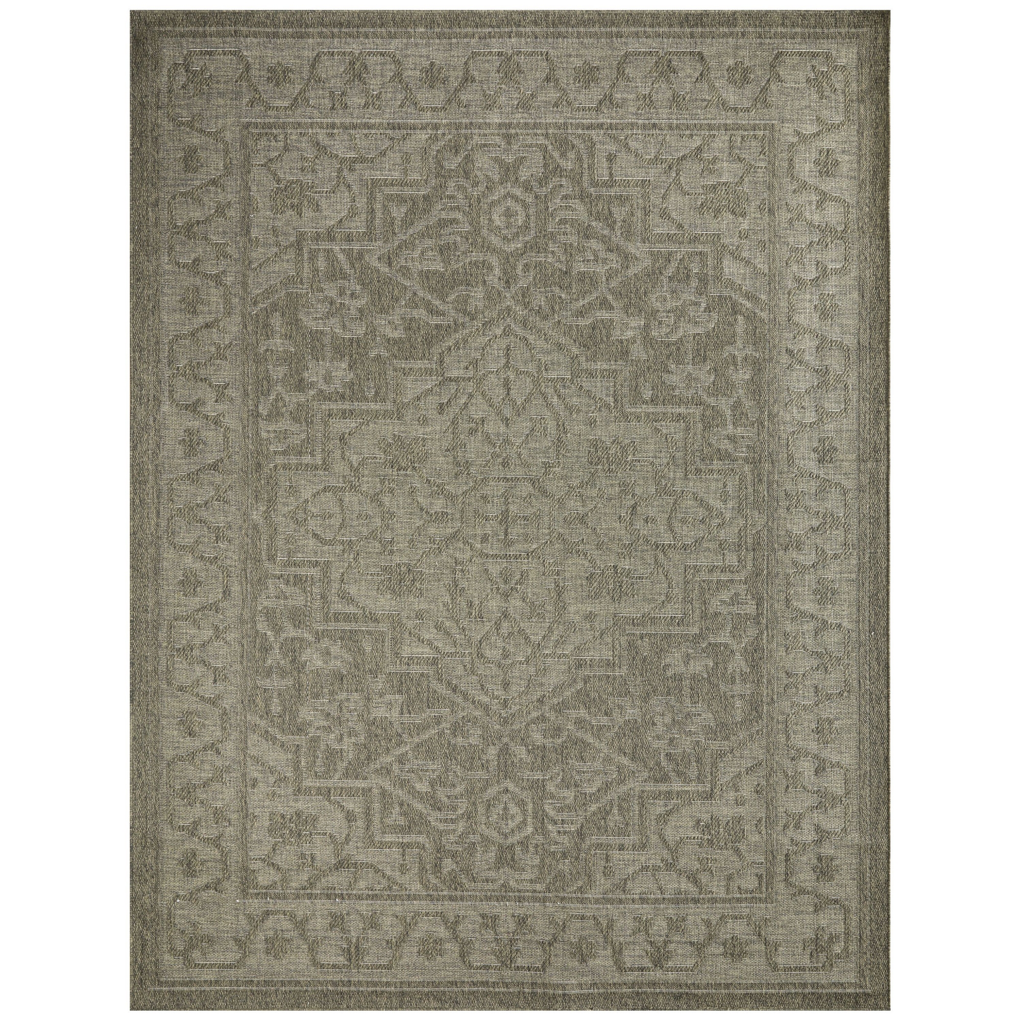 Nourison Tulum 8' x 10' Olive Outdoor Rug