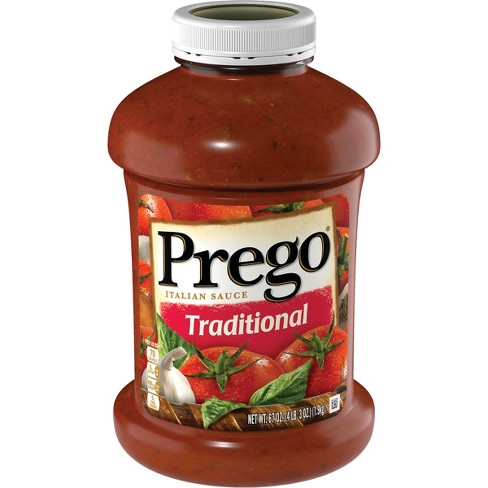 Prego Pasta Sauce Sauce Traditional Italian Tomato Sauce 67oz Target