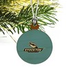 Stockton University Primary Logo Mini Small Tiny Wood Christmas Tree Holiday Ornament - 3 of 4