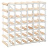 vidaXL Wine Rack for 42 Bottles Solid Pinewood - 3 of 4