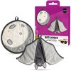 Ototo Batlicious Oven Mitt and Moon Trivet Cotton and Polyester Fabric Kitchen Set Black/Gray - 2 of 4
