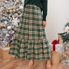 Women's Plaid Ruffled Maxi Skirt - Cupshe - 2 of 4