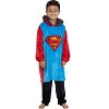 DC Comics Justice League Kids Superhero Oversized faux-shearling Sweatshirt Lounge Hoodie - 2 of 3