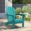 Hyleory HDPE Folding Adirondack Chair  – Weather-Resistant Outdoor Lounge Chair - 2 of 4