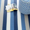 Annie Selke - Dash & Albert Ocean Stripe Handwoven Indoor/Outdoor Rug, Runner 2.5x8, Blue - 4 of 4