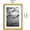 Americanflat Thin Picture Frames with shatter-resistant glass - Horizontal and Vertical Formats for Wall and Tabletop - 2 of 4
