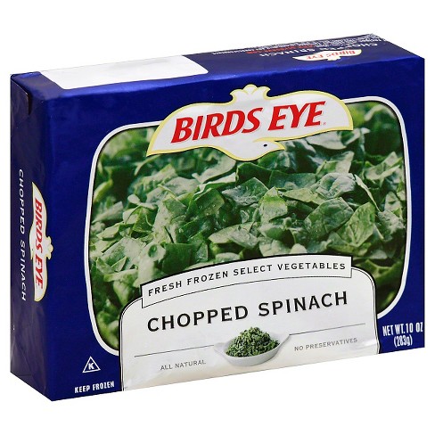 Birds Eye Frozen Chopped Spinach - 10oz : Target