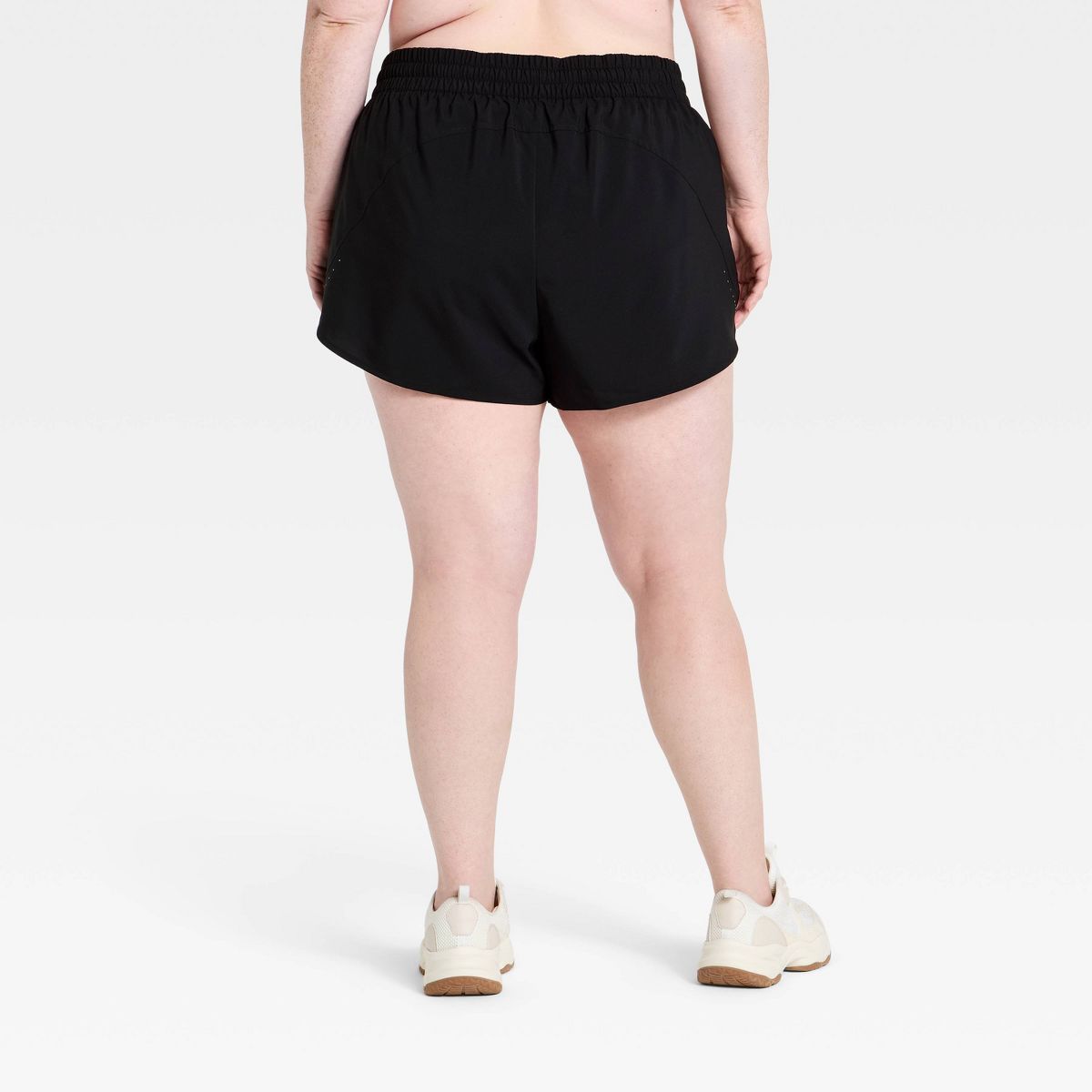 Women's Woven Mid-Rise Run Shorts 3" - All In Motion™ - thumbnail 7