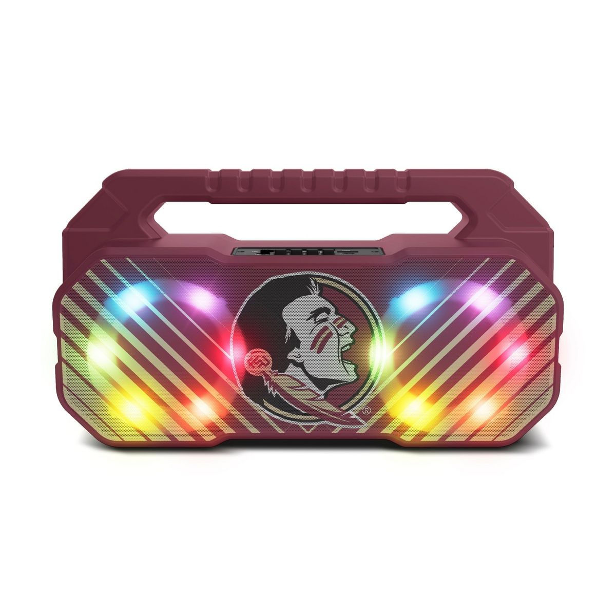 SOAR Collegiate Wireless Boombox Speaker with FM Radio- Georgia Bulldogs