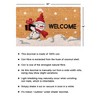 RugSmith White Machine Tufted Holiday Snowman Welcome Doormat - 3 of 4