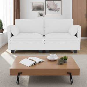 74.27" Mid-Century 2-Seater Loveseat Sofa - 1 of 4