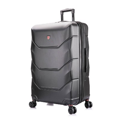 Dukap Intely Hardside Large Checked Spinner Suitcase With Integrated  Digital Weight Scale : Target