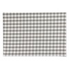 DII Buffalo Check Placemat Set 4 Piece, Gray, 13x19" - 3 of 3