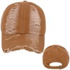 Anna-Kaci Vintage Washed Distressed Baseball Cap Denim Cotton Adjustable Dad Hats for Women Men - 3 of 4