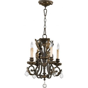 Quorum Lighting Rio Salado 4-Light Chandelier - Toasted Sienna/Mystic Silver - 1 of 1