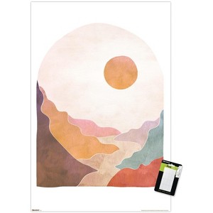 Trends International Reinders: Abstract - Mountain Landscape Unframed Wall Poster Prints - 1 of 4
