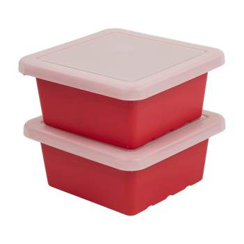 The Teachers' Lounge®  Red Large Plastic Storage Bin