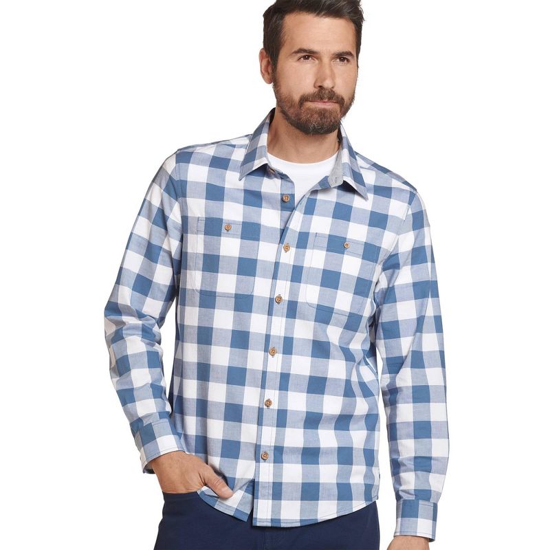 Jockey Men's Outdoors Long Sleeve Woven Button-Up Shirt, 1 of 8