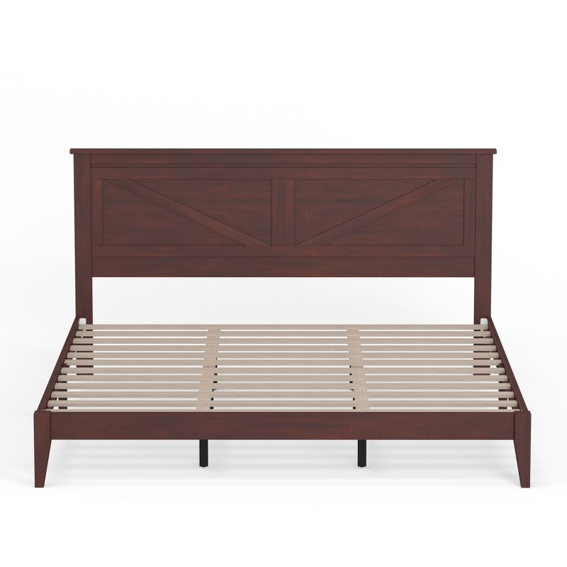 Glenwillow Home Farmhouse Solid Wood Platform Bed, 3 of 13