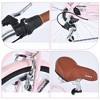 INFURNIC Bicycles, 26 Inch Ladies Bicycle with Adjustable Seat, Commute Bicycle Women Ladies, Blue, 66.5"*22.83"*45.7" - 4 of 4