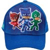 PJ Masks Boys' Baseball Cap - 3D Catboy, Owlette, Gekko Curved Brim Snap Back Hat (2T-7) - 2 of 4