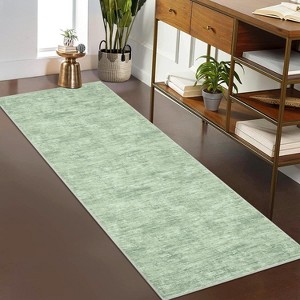 Acekool Modern Washable Area Rug, Soft Non Slip Minimalist Low Pile Carpet for Living Room, Bedroom, Dorm - 1 of 4