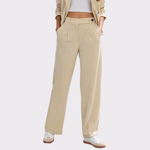 Women's Pleated Wide Leg Trouser - LASCANA - 1 of 4