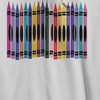 Social Collective Men's Colors Crayons Long Sleeve Graphic Cotton Sweatshirt Hoodie - 2 of 3