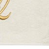 Avanti  Ivory with Gold Script Monogram Hand Towel Letter   Q - 3 of 3