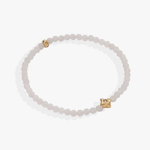Alex and Ani White Jade Star Mini Stretch Bracelet - 1 of 4